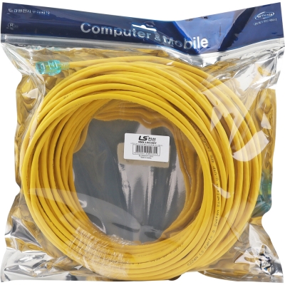 LS전선 CAT.6 UTP 랜 케이블 30m, 옐로우 NMX-LS6300Y
