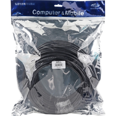 LS전선 CAT.6 UTP 옥외용 랜 케이블 50m (블랙) NMX-LS6500XBKZ