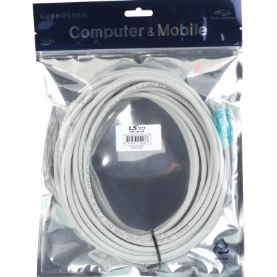 LS전선 CAT.6 UTP 랜 케이블 7m, 그레이 NMX-LS670G