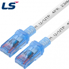 LS전선 CAT.6A UTP Supreme 랜 케이블 1m (화이트) NMX-LS6ASP10WH