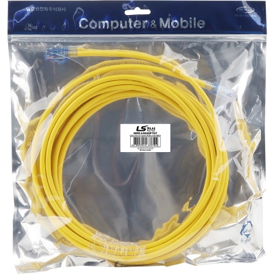 LS전선 CAT.6A UTP Supreme 랜 케이블 7m (옐로우) NMX-LS6ASP70Y