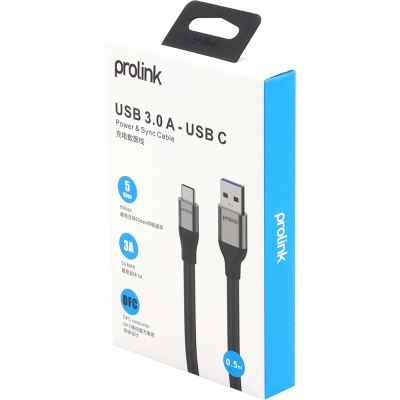 프로링크 USB3.0 AM-CM 케이블 0.5m PF485A-0050