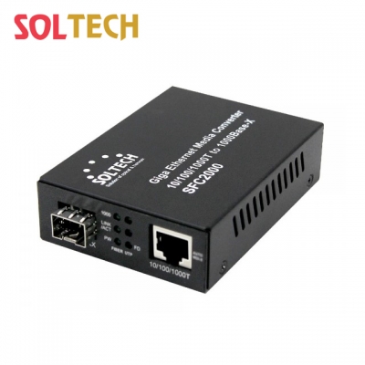 솔텍 기가비트 이더넷 광 컨버터, SFP 1슬롯 SFC2000-SFP