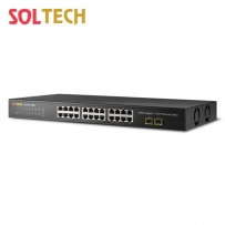 솔텍 24포트 기가비트 스위칭 허브, SFP 2슬롯 SOLTECH-2600