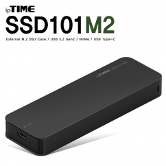 ipTIME(아이피타임) M.2 NVMe 외장 SSD 케이스 (SSD미포함) SSD101M2