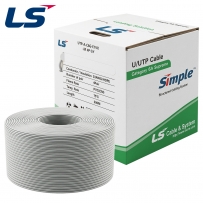 LS전선 CAT.6A UTP Supreme 케이블 300m (단선/그레이) UTP-A-C6G-E1VX-M 4P GY